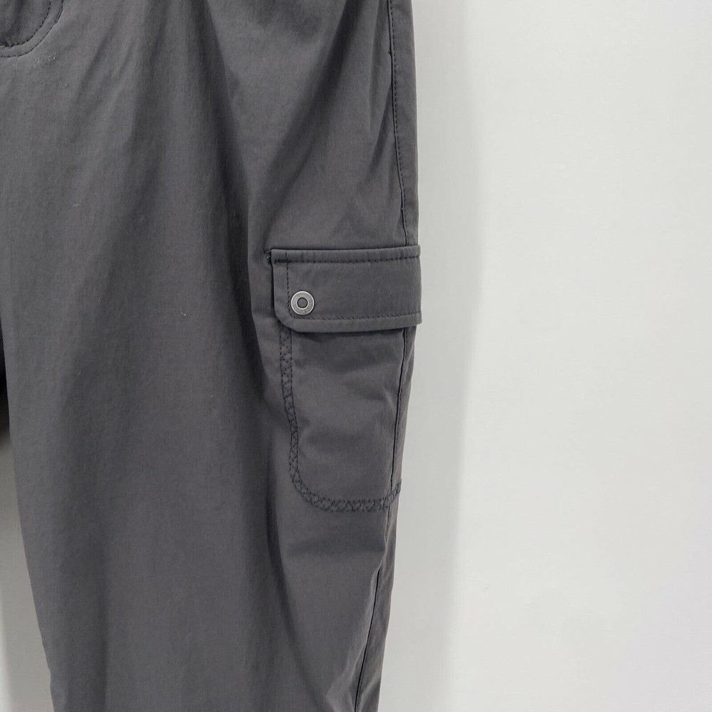Eddie Bauer Gray Thigh Pockets Capri Hiking Pant - Picture 3 of 6